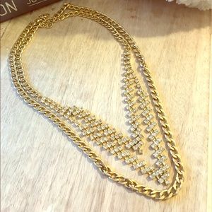 Gold chain necklace